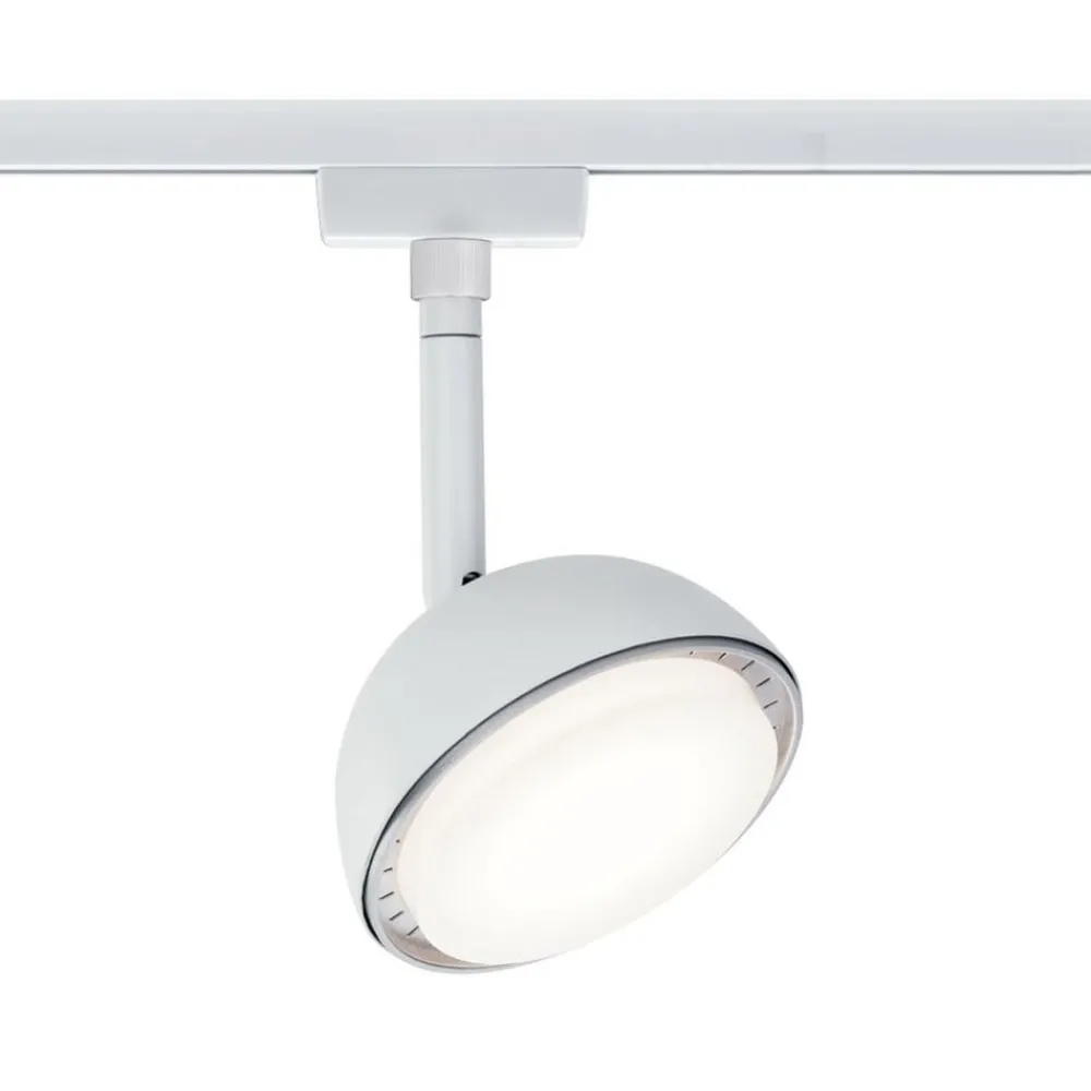 Paulmann Skinnesystem > URail Hemi LED-spot 3.000 K hvidt