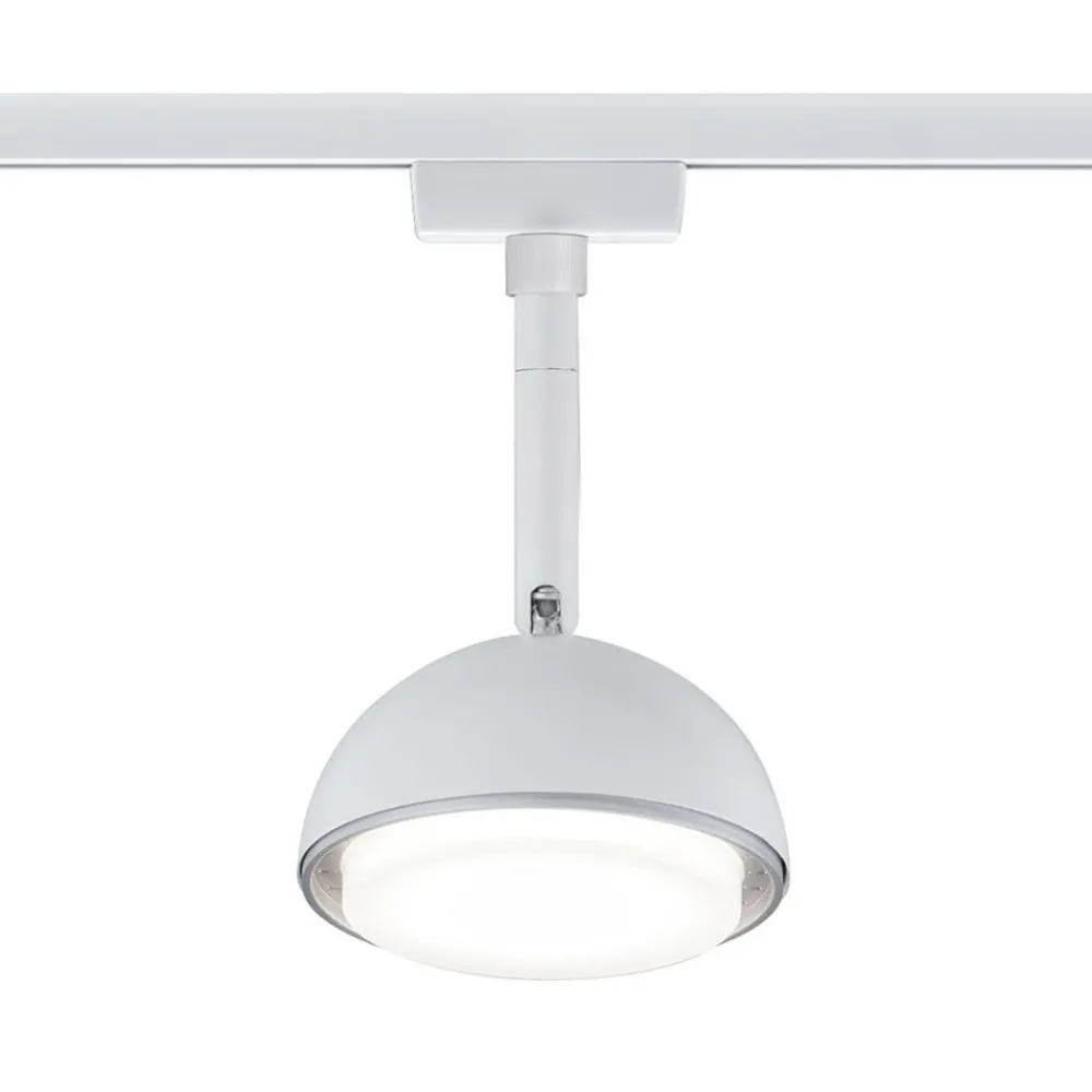 Paulmann Skinnesystem > URail Hemi LED-spot 3.000 K hvidt