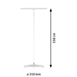 Paulmann Skinnesystem > URail Hildor LED-pendel hvid 4.000 K