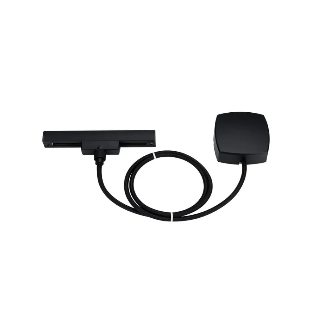 Paulmann Skinnesystem > URail kabelføring Zigbee 1 m, sort mat
