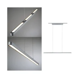 Paulmann Arbejdsrum/Kontor|Skinnesystem > URail LED-pendellampe Lento mat krom