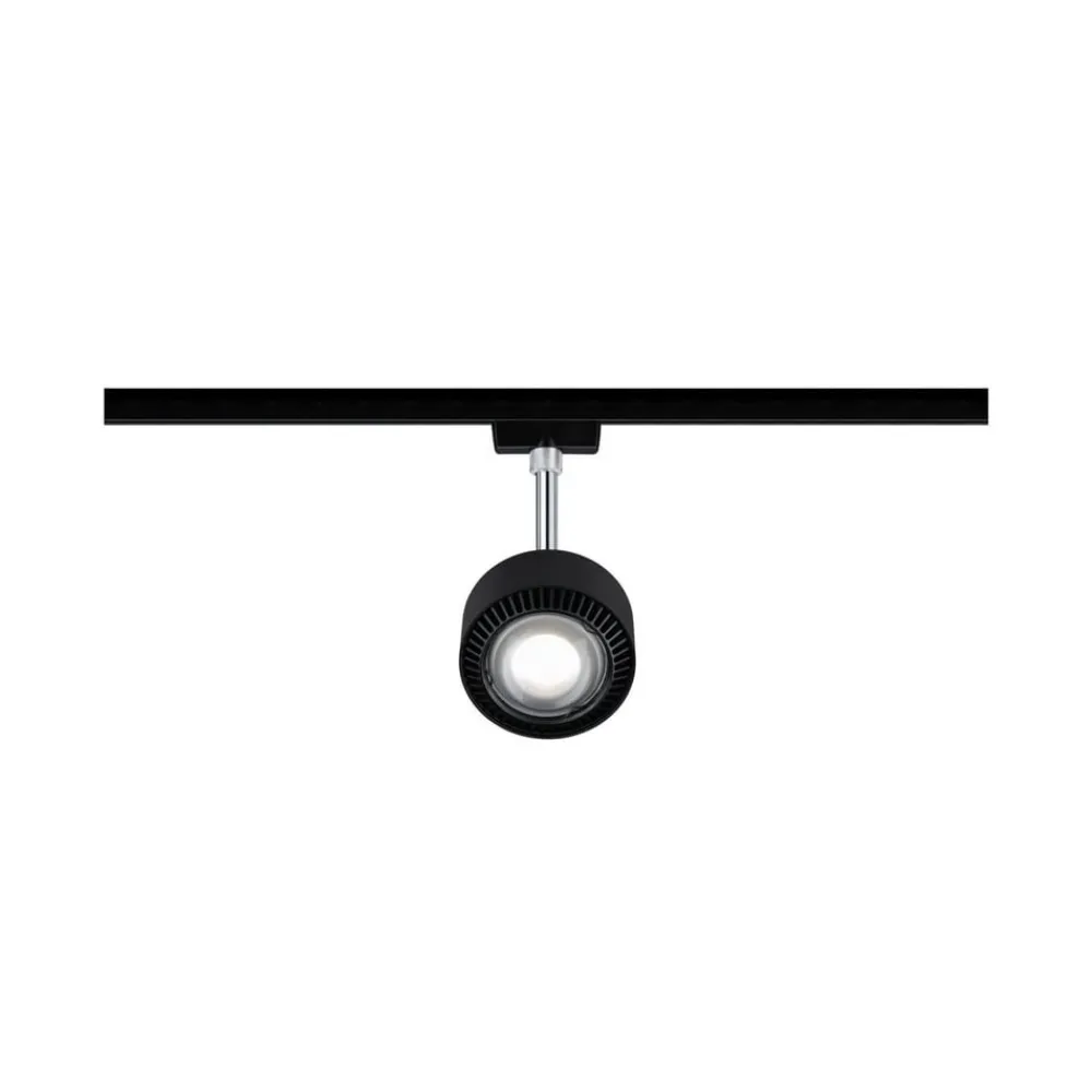 Paulmann Skinnesystem > URail LED-spot Aldan sort