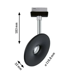 Paulmann Skinnesystem > URail LED-spot Sphere 2,700K sort