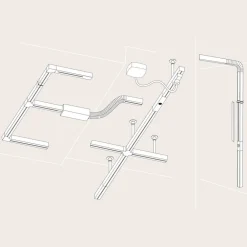 Paulmann Skinnesystem > URail Middle-Feed 3/4/5-leder, kan kobles