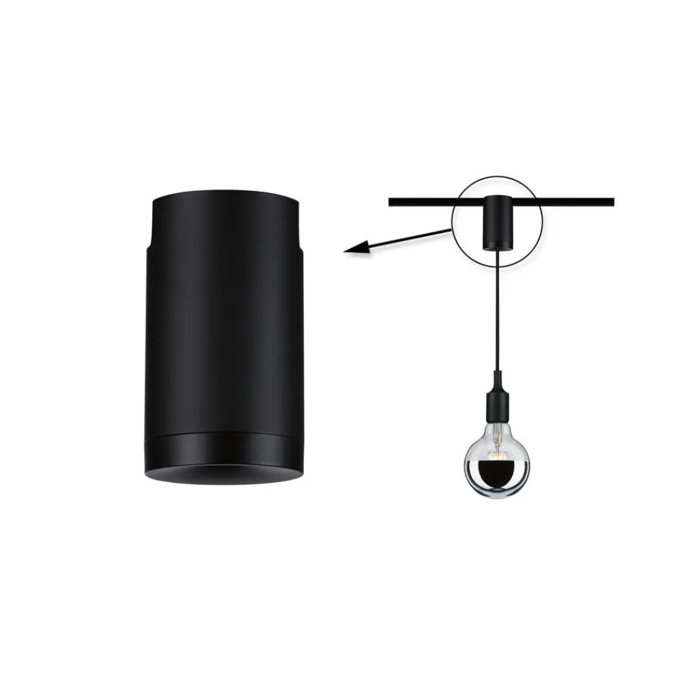 Paulmann Skinnesystem > URail pendeladapter Universal 100 W sort