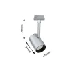 Skinnesystem ^ Paulmann URail Shine LED-spotlight i krom