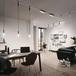Arbejdsrum/Kontor|Skinnesystem ^ Paulmann URail skinne, hvid, længde 100 cm, aluminium