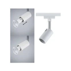 Skinnesystem ^ Paulmann URail skinnespot Pure I, hvid mat, GU10, metal