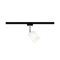 Paulmann Skinnesystem > URail Spot Blossom sort, satineret glas