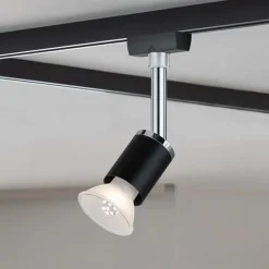 Paulmann Skinnesystem > URail Spotlight Pure II, dæmpbar mat sort