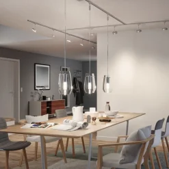 Skinnesystem ^ Paulmann URail ZigBee centerindføring krom mat