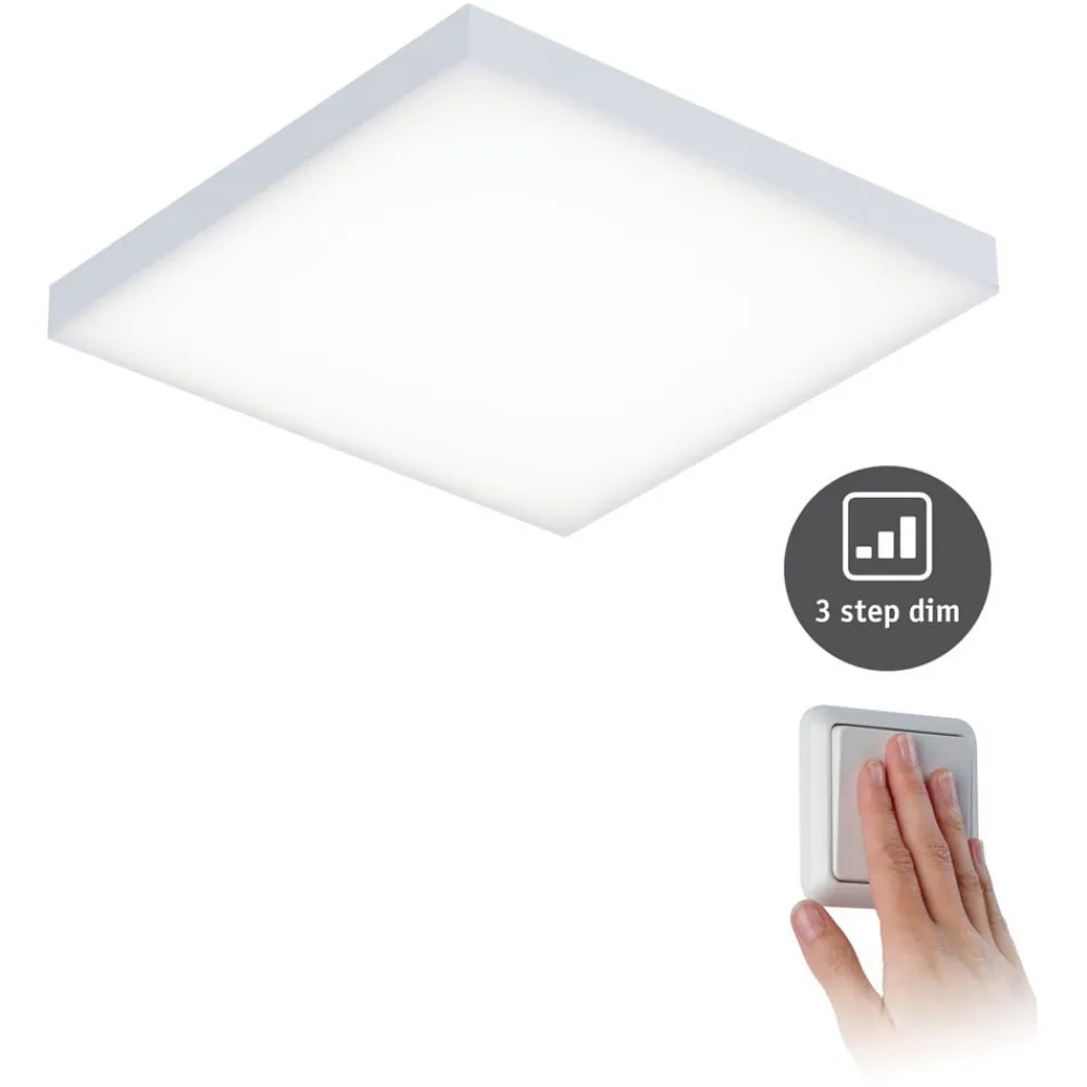 Paulmann Loftlamper > Velora LED-panel, 3-step-dim, 22,5x22,5cm