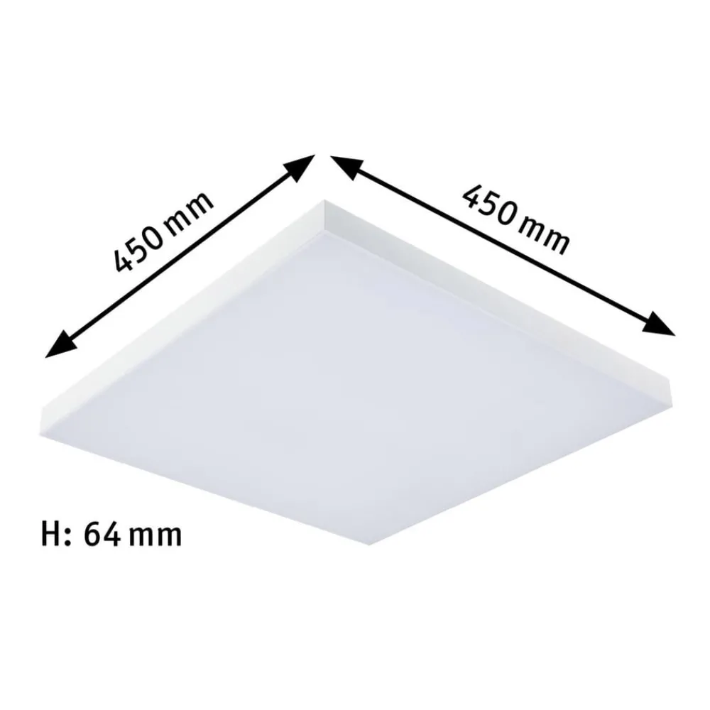 Paulmann Arbejdsrum/Kontor|Loftlamper > Velora Rainbow Panel 45x45cm hvid RGBW