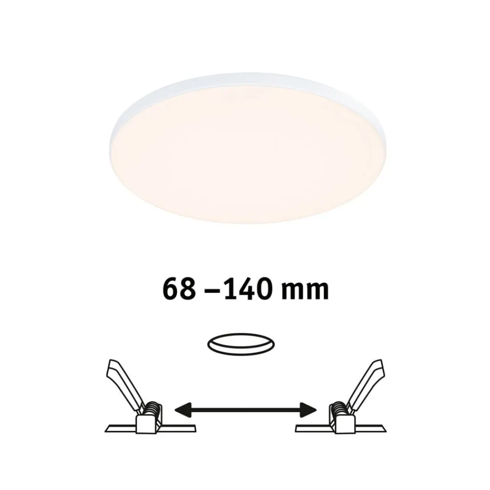 Loftlamper ^ Paulmann Veluna Edge IP44 3.000K dimm Ø 16cm