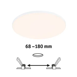 Loftlamper|Indbygningsspots ^ Paulmann Veluna Edge IP44 3.000K dimm Ø 20cm