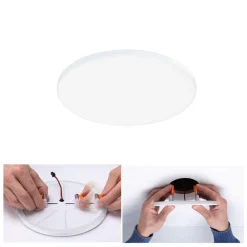 Loftlamper|Indbygningsspots ^ Paulmann Veluna Edge IP44 4.000K dimm Ø 16cm
