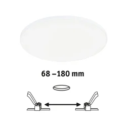 Loftlamper|Indbygningsspots ^ Paulmann Veluna Edge IP44 4.000K dimm Ø 20cm