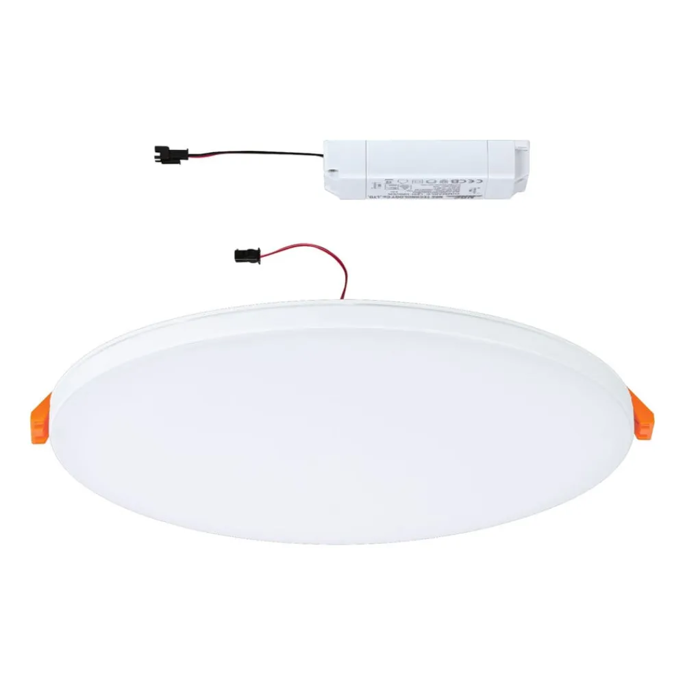 Loftlamper|Indbygningsspots ^ Paulmann Veluna Edge IP44 4.000K dimm Ø 20cm