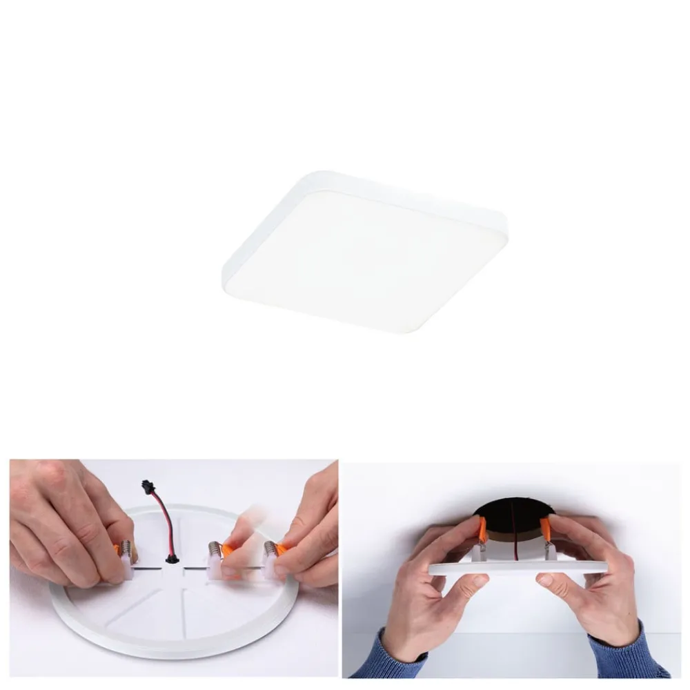 Paulmann Loftlamper|Indbygningsspots > Veluna Edge IP44 4000K dimm 9x9cm