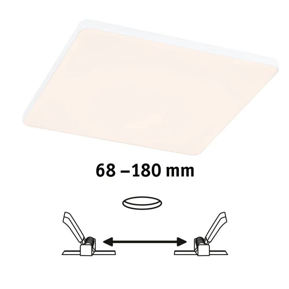 Paulmann Loftlamper > Veluna Edge IP44 3000K dimm 20x20cm