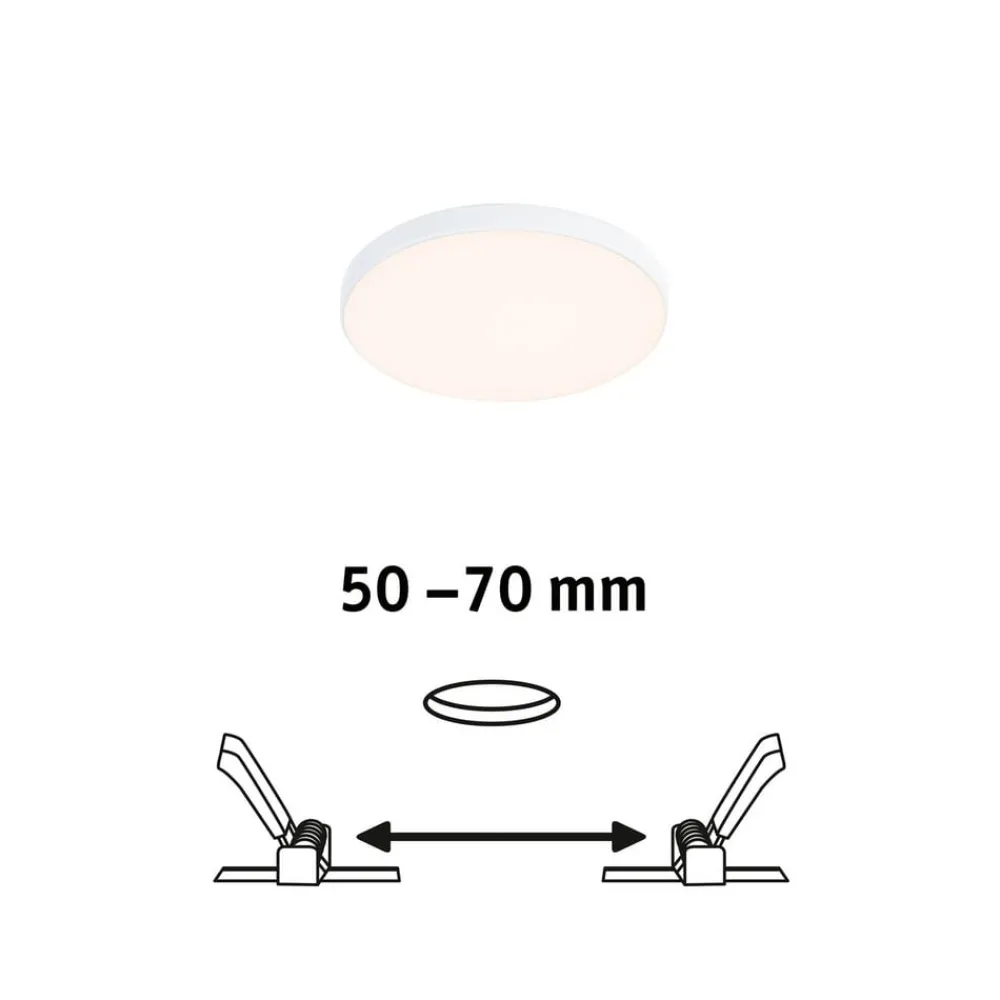 Paulmann Loftlamper|Indbygningsspots > Veluna Edge IP44 3.000K dimm Ø 9cm