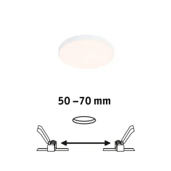 Paulmann Loftlamper|Indbygningsspots > Veluna Edge LED indbygget IP44 3.000K Ø 9cm