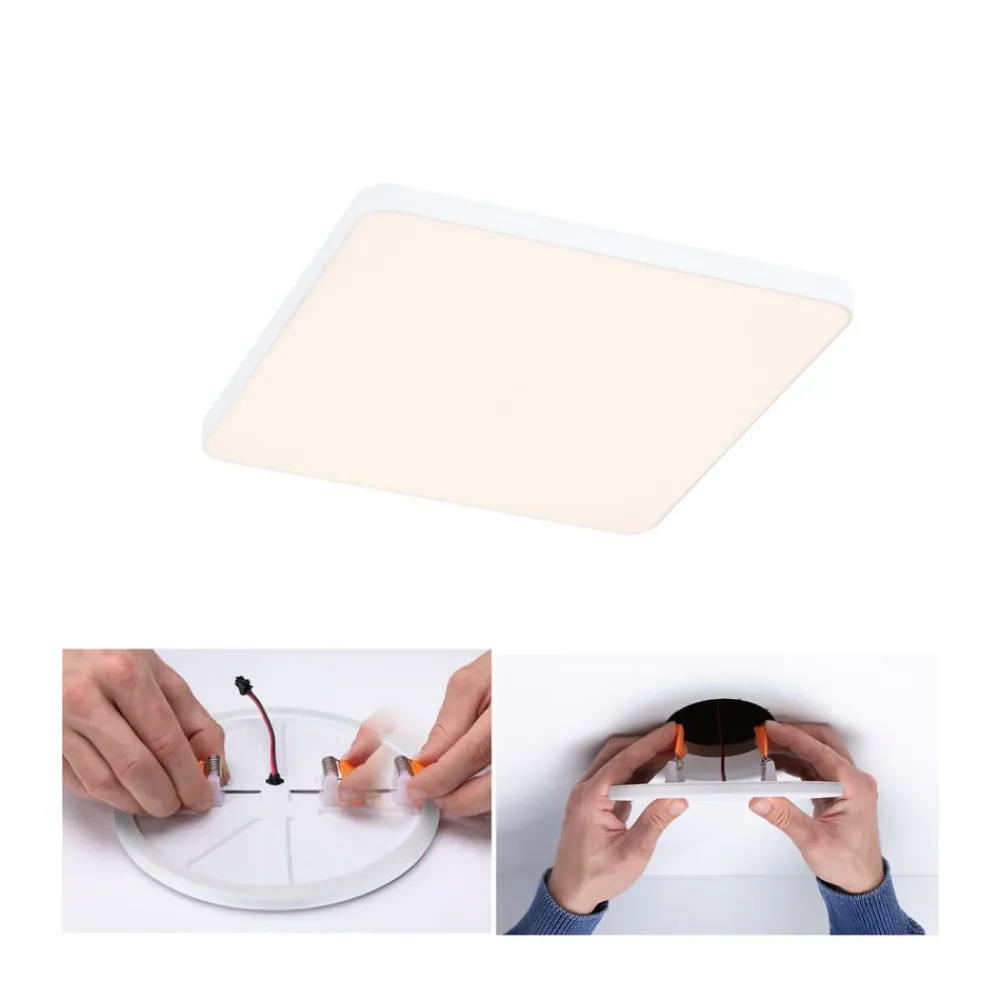 Paulmann Loftlamper > Veluna Edge LED indbygget IP44 3000K 16x16cm