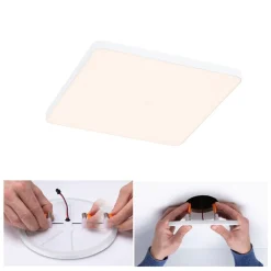 Paulmann Loftlamper > Veluna Edge LED indbygget IP44 3000K 16x16cm