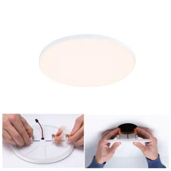 Paulmann Loftlamper|Indbygningsspots > Veluna Edge LED indbygget IP44 3.000K Ø 16cm