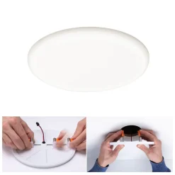 Loftlamper|Indbygningsspots ^ Paulmann Veluna lampe 3stepdim 840 Ø 21,5 cm