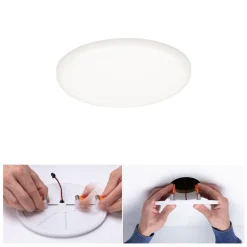 Paulmann Loftlamper|Indbygningsspots > Veluna LED-indbygningslampe 4000K Ø12,5cm