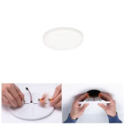 Paulmann Loftlamper|Indbygningsspots > Veluna LED-indbygningslampe 4.000K Ø7,5cm