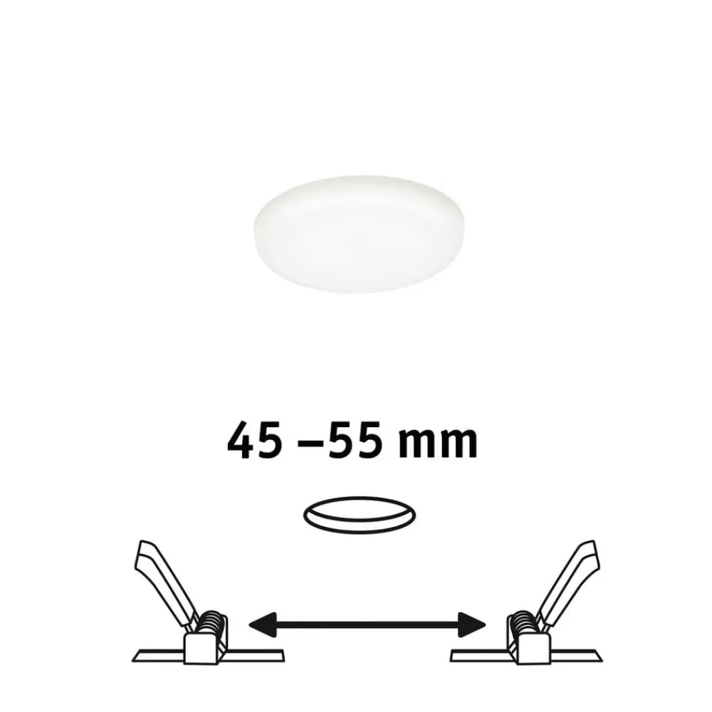 Paulmann Loftlamper|Indbygningsspots > Veluna LED-indbygningslampe 4.000K Ø7,5cm