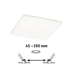 Paulmann Loftlamper|Indbygningsspots > Veluna LED 4.000 K 18,5x18,5