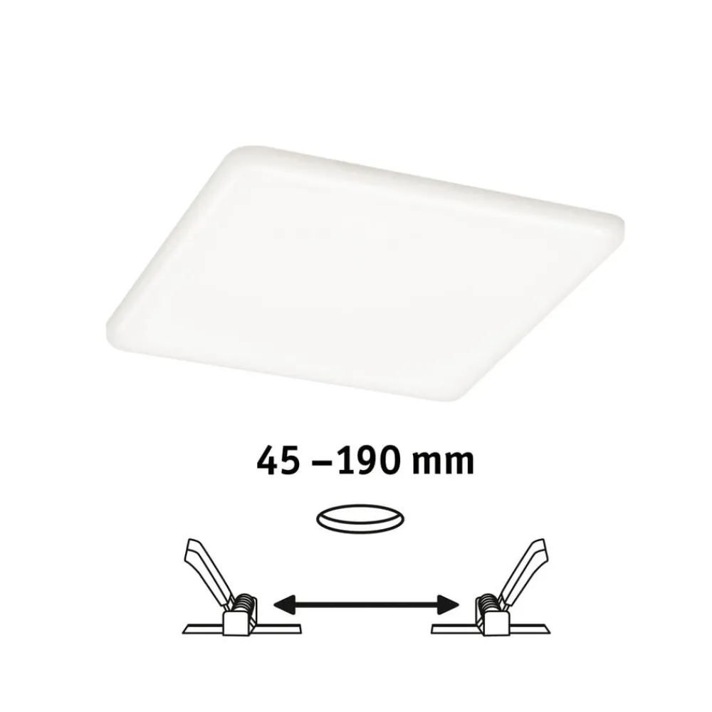Paulmann Loftlamper|Indbygningsspots > Veluna LED 4.000 K 18,5x18,5