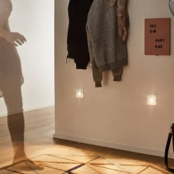 Paulmann Indbygningsspots|Spotlights > Wall indbygningslampe, sensor kantet hvid
