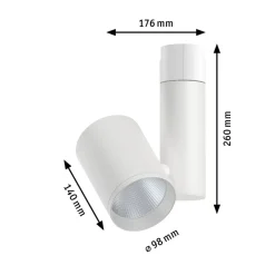 Paulmann Skinnesystem > Zeuz URail Spot 4.000K 39° hvid mat