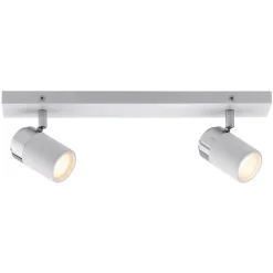 Paulmann Loftlamper|Spotlights > Zyli loftspot, hvid/krom, 2 lyskilder