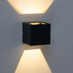 Væglamper ^ Paul Neuhaus Block udendørs LED-væglampe up/down