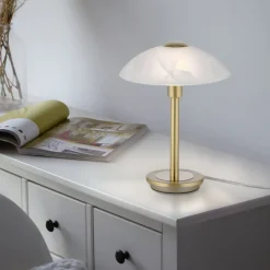 Paul Neuhaus Bordlamper > Enova bordlampe, mat messing