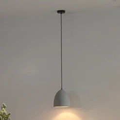 Paul Neuhaus Pendellamper > Eton hængelampe, grå, beton, Ø 21 cm, G9