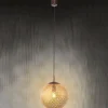 Paul Neuhaus Pendellamper > Greta hængelampe, Ø 30 cm, guldfarvet, metal
