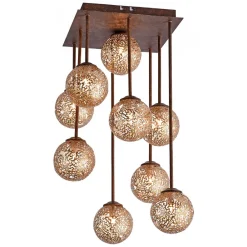Paul Neuhaus Gang|Loftlamper > Greta loftlampe, 55 cm, 9 lyskilder, metal, G9