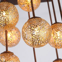 Paul Neuhaus Gang|Loftlamper > Greta loftlampe, 55 cm, 9 lyskilder, metal, G9