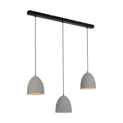 Paul Neuhaus Pendellamper|Pendellamper > hængelampe Eton, 3.lyskilder, 100 cm, beton, G9