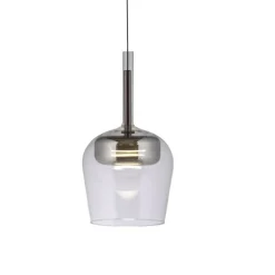 Q-Smart-Home Pendellamper > Paul Neuhaus Hængelampe Q-Kon sølvfarvet Ø 21 cm