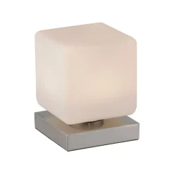 Paul Neuhaus Bordlamper > LED-bordlampe Dadoa, stål, glas, dæmpbar