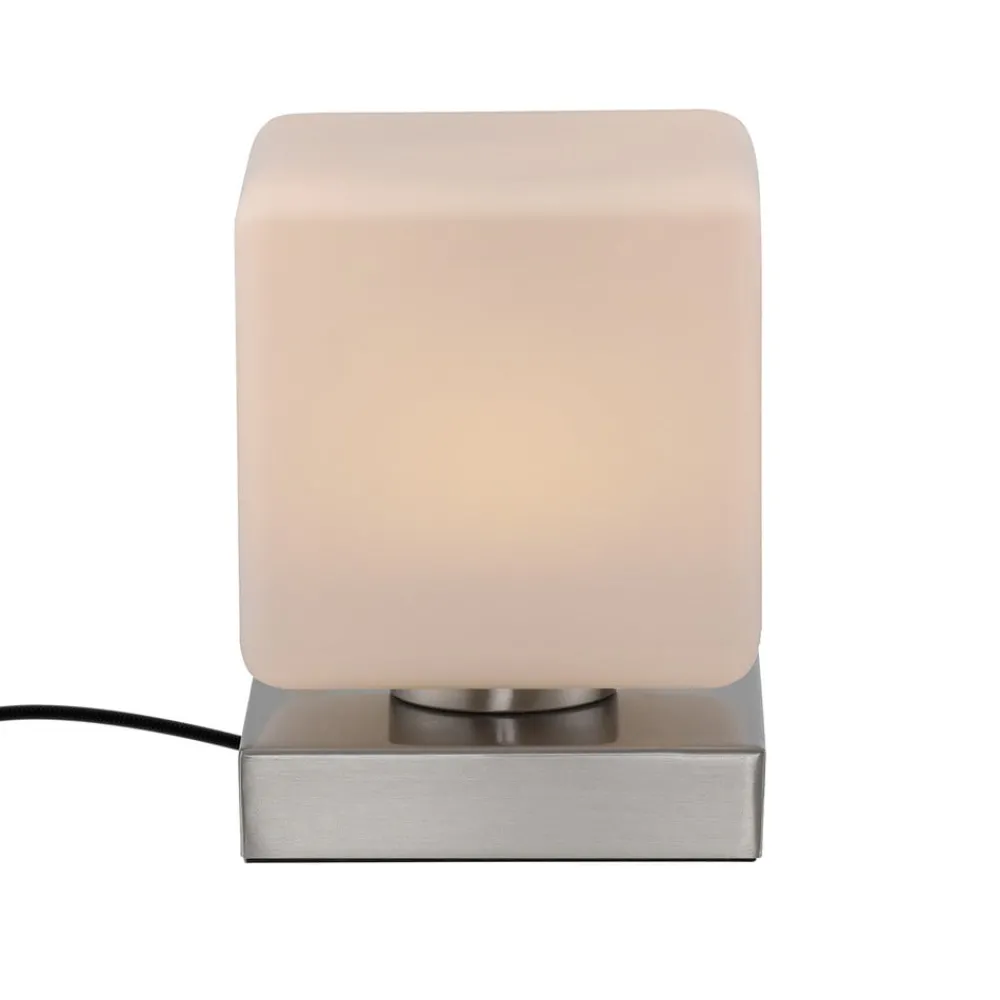 Paul Neuhaus Bordlamper > LED-bordlampe Dadoa, stål, glas, dæmpbar