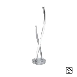 Paul Neuhaus Bordlamper > LED-bordlampe Polina, sølv, metal, dæmpbar