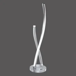 Paul Neuhaus Bordlamper > LED-bordlampe Polina, sølv, metal, dæmpbar
